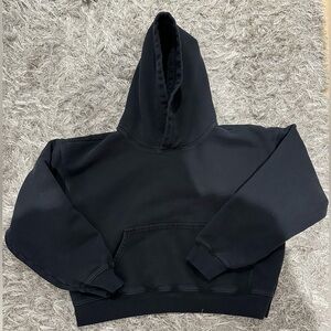 TNA cozy fleece boyfriend shrunken hoodie